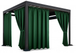 Paviljoni kardin, 155 cm x 220 cm, tumeroheline v.