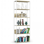 Raamaturiiul Akord Loft 700, tamm v./valge v., 192 cm x 70 cm x 32 cm