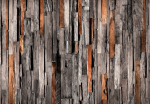 Fototapeet Artgeist Wooden Curtain (Grey And Brown), 70 cm x 100 cm