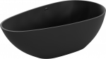 Vann, teisaldatav Mexen Palermo, 150 cm x 78 cm x 54 cm, ovaalne, must