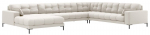Nurgadiivan Micadoni Mamaia Structured, kreemjasvalge, parem, 327 x 256 cm x 75 cm