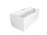 Vann, teisaldatav Besco Modern, 140 cm x 70 cm x 53.5 cm, ristk&uuml;lik, valge