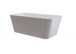 Vann, teisaldatav Besco Evita Glam, 160 cm x 80 cm x 58 cm, ristk&uuml;lik, h&otilde;be/must