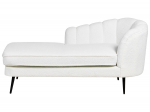Lamamisdiivan Beliani Allier Right, valge v., 150 cm x 76 cm x 75 cm