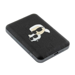 Akupank Karl Lagerfeld Karl&Choupette Head Pin, 5000 mAh, 15 W, must