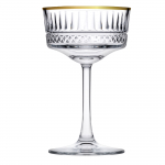 &Scaron;ampuseklaaside komplekt Pasabahce Elysia Gold, klaas, 0.260 l, 4 tk