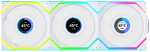 &Otilde;hkjahuti korpusele Lian Li UNI FAN SL Wireless LCD Reverse 3-pack, 120 mm x 124 mm