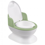 Laste WC pott Maltex, valge v./roheline v., 61 cm x 55 cm x 44 cm