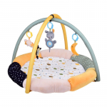 Tegevusmatt Cloud ZA5590, 80 cm x 80 cm, kollane/hall