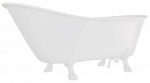 Vann, teisaldatav Besco Olaya, 160 cm x 68 cm x 68 cm, ovaalne, valge