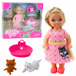 Nukk aksessuaaridega Lean Toys Kaibibi My Pet, 12 cm, mitmev&auml;rviline