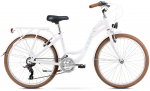 Jalgratas linna- Romet Panda 1, 24 ", 14" raam, sinine v./valge v.