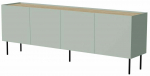 Kummut Cama Fellini, tamm v./roheline v., 70 cm x 200 cm x 40 cm