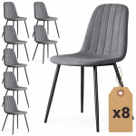 Toolide komplekt Akord Lumo, matt, must v./grafiit v., 43.5 cm x 45.5 cm x 87 cm, 8 tk