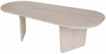 Kohvilaud Nordure Ovalis, travertine v., 65 cm x 130 cm x 40 cm