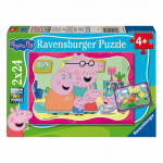 Pusle 2in1 Ravensburger Peppa Pig 12004184, 18 cm x 26 cm, 48 tk, mitmev&auml;rviline