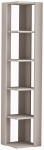 Nurgariiul Kalune Design Nati Corner, light mocha v., 160.8 cm x 31.8 cm x 31.8 cm