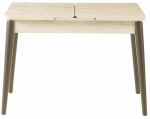 S&ouml;&ouml;gilaud pikendatav Kalune Design Vista 971, travertine v./light mocha v., 110 - 140 cm x 64 cm x 75 cm