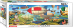 Pusle Eurographics The Great Race 6010-5633, 99 cm x 33 cm, 1000 tk, mitmev&auml;rviline