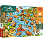 Pusle Trefl The Treflik Family Capybara, 27.5 cm x 41 cm, 100 tk, mitmev&auml;rviline