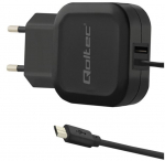 Adapter Qoltec, Micro USB/USB Type A/USB 2.0 Type A, must v., 17 W