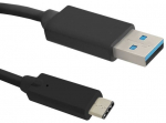 Juhe Qoltec USB 3.0 male, USB male, 1 m, must v.