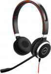 Juhtmega k&otilde;rvaklapid Jabra Evolve 40 UC, must v.