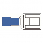 Klemm Electraline, 6,35 mm&sup2;, sinine, 10 tk