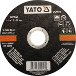 Nurklihvija l&otilde;ikeketas Yato, 115 mm x 1.2 mm x 22.23 mm