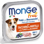 M&auml;rg koeratoit Monge, kalkun Fruit Turkey/Blueberry, 0.1 kg