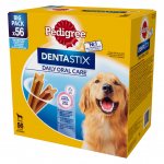 Koeramaius Pedigree DentaStix Daily Oral Care Large Dog, veiseliha/kanaliha, 2.16 kg, 56 tk