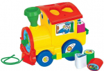 Hariv m&auml;ng Polesie Shape Sorter Locomotive, 14.5 cm, mitmev&auml;rviline