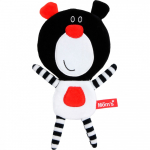 Pehme m&auml;nguasi Hencz Toys Rustling Bear Buu, valge v./must v./punane v., 27 cm