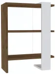 P&otilde;randariiul Kalune Design Gaye 835PUQ3635, valge v./p&auml;hklipuu v., 70 cm x 51.8 cm x 25 cm