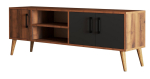 TV-laud Kalune Design Exxen 1580, antratsiit v./p&auml;hklipuu v., 150 cm x 34 cm x 52 cm