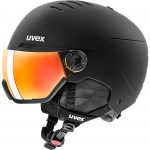 Suusakiiver Uvex Wanted Visor, must, 54-58 cm