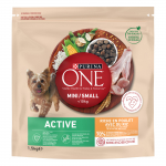 Kuiv koeratoit One Active, kanaliha, 1.5 kg