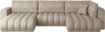 Nurgadiivan Bonito Leve 18, hele pruun v., vasak, 170 x 340 cm x 92 cm