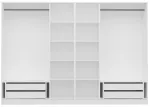 Riidekapp Kalune Design Kale 5034, valge v., 52 cm x 270 cm x 210 cm