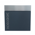 Postkast Haushalt LB52 NPDR2, helehall/tumehall, 35.5 cm x 1 cm x 35.5 cm