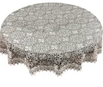 Laudlina &uuml;mmargune G10-02, kreemjasvalge, 170 x 170 cm