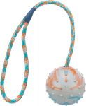 M&auml;nguasi koerale, pall Trixie Ball On Rope, 30 cm, &Oslash; 6 cm, mitmev&auml;rviline