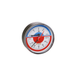 Termomanomeeter ICMA 91259AD06120, 80 mm, 1/2 tolli - v&auml;liskeere, 6 Bar
