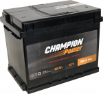 Aku Champion Power, 12 V, 62 Ah, 480 A