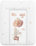 Arendav matt Ceba Baby Basic Mouse, 70 cm x 50 cm, valge/roosa/pruun
