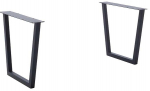 Lauajalg MC Akcent Malmoe, 75 cm x 15 cm, 79 cm, must v., 2 tk