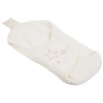 Talvine magamiskott beebile Fillikid Filliwrap, kreemjasvalge, 80 cm x 35 cm
