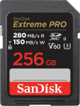 M&auml;lukaart SanDisk Extreme Pro, 256 GB, 280 Mb/s - 150 Mb/s
