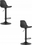 Toolide komplekt Leobert Hoga, must v., 33 cm x 37 cm x 81 - 102 cm, 2 tk