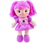 Riidest nukk Zuzia, 33 cm, violetne